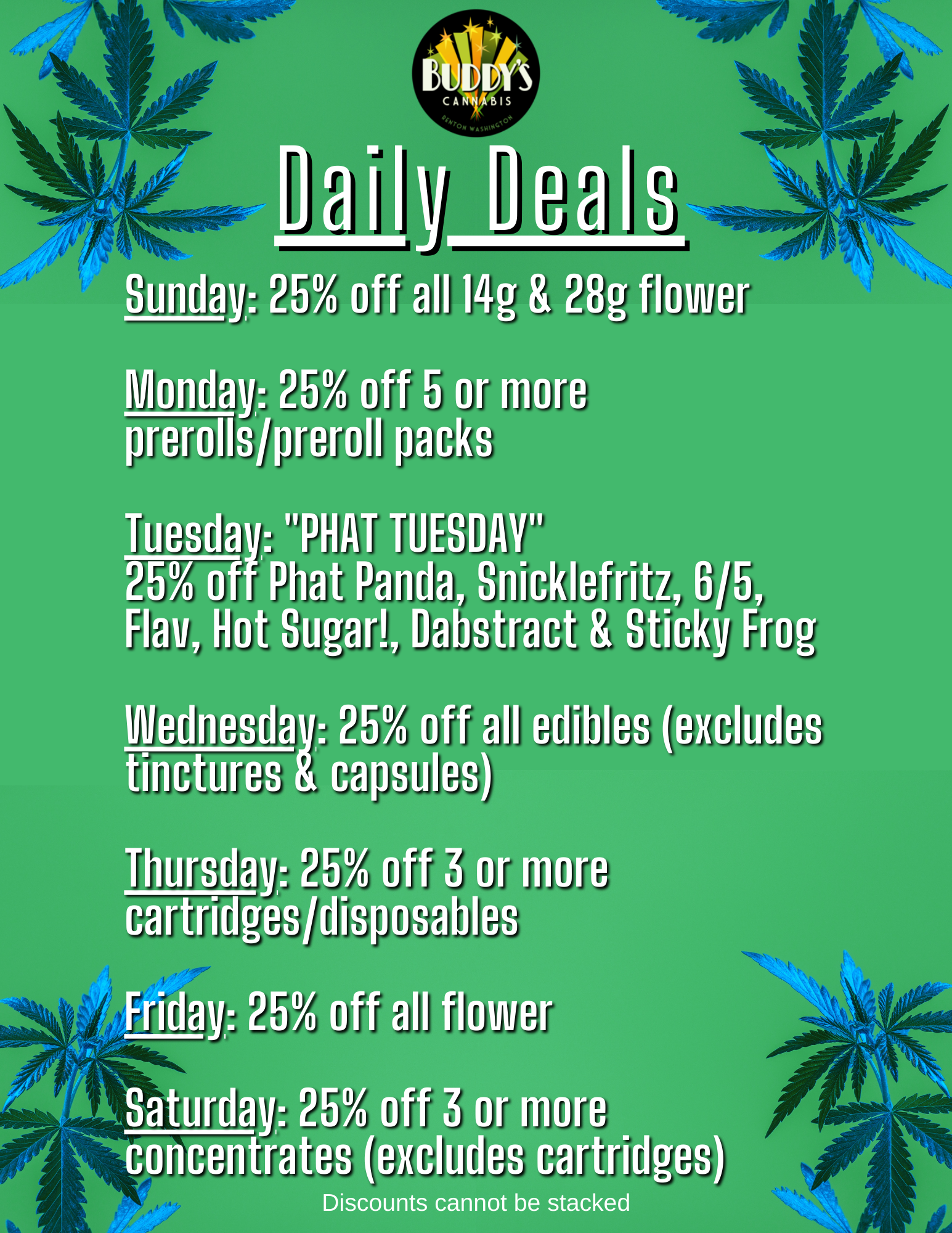 Daily Deals - Buddy's
